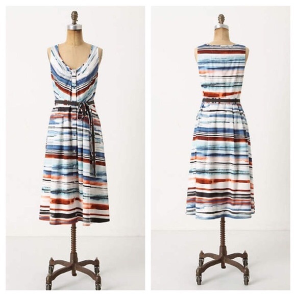 Anthropologie Dresses & Skirts - ANTHRO Moulinette Soeurs Afterlight Stripe Button